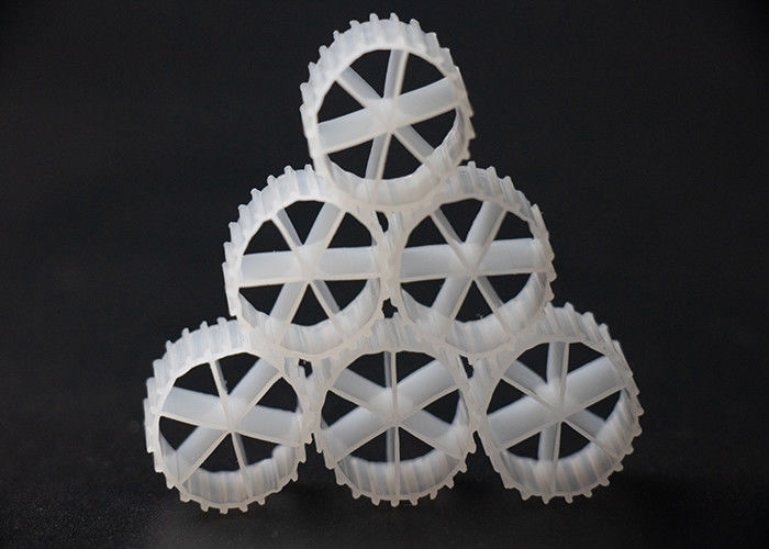 เทคโนโลยี A/O สีขาว HDPE Mbbr Carrier Rapid Biofilm