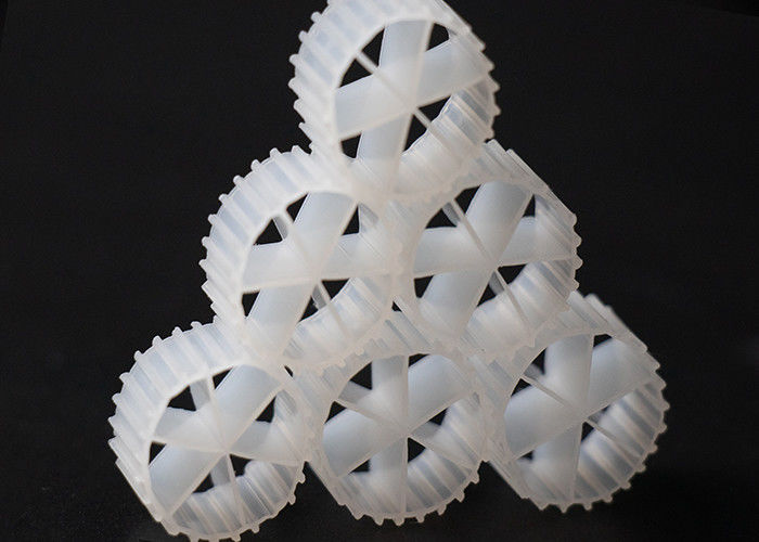 เทคโนโลยี A/O สีขาว HDPE Mbbr Carrier Rapid Biofilm