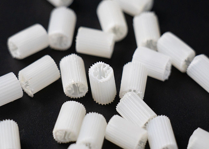 5*10mm SGS สื่อกรองพลาสติกสีขาว HIPS
