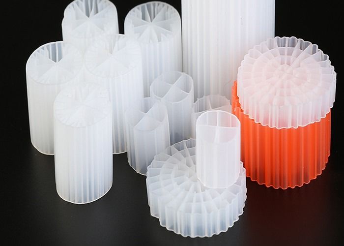 อายุยาว 19 หลุม K1 เครื่องกรองสื่อ วินเจอร์ HDPE วัสดุ Bioballs สําหรับ RAS และน้ําเสีย