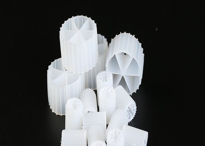 อายุยาว 19 หลุม K1 เครื่องกรองสื่อ วินเจอร์ HDPE วัสดุ Bioballs สําหรับ RAS และน้ําเสีย