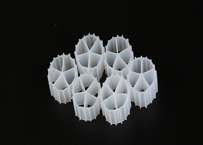 น้ํายาระบายน้ําย้ายเตียง Biocell Filter Media การบริโภคพลังงานที่ต่ํากว่า 10mm X 7mm ขนาด