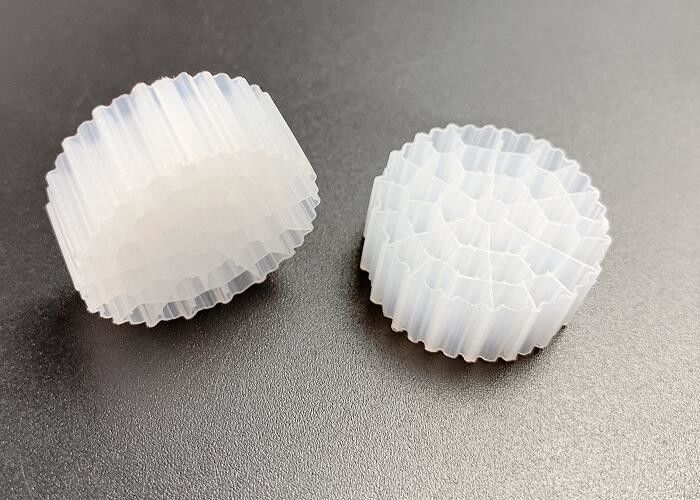 MBBR BIO MEDIA สื่อลอย สื่อกรองเซลล์ชีวภาพ PE37