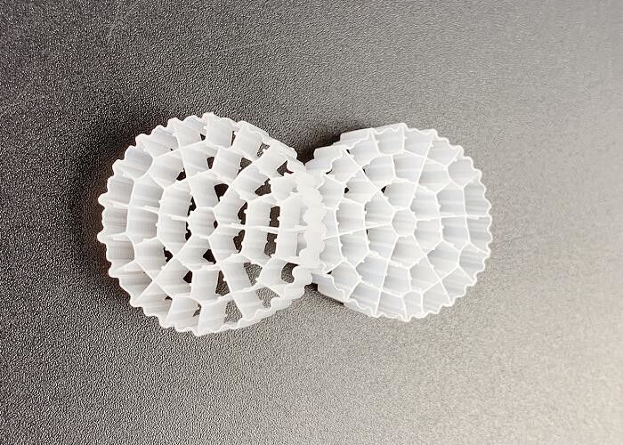 สื่อกรองพลาสติก MBBR Biotube 800m2/M3 พื้นที่ใหญ่