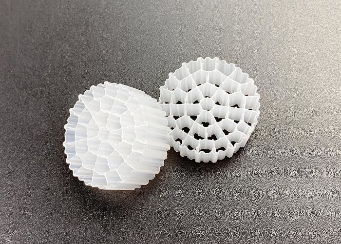 สื่อกรองพลาสติก MBBR Biotube 800m2/M3 พื้นที่ใหญ่