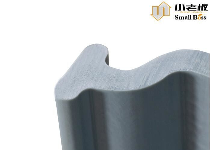 สีเทา Vinyl PVC Sheet Pile การออกแบบแบบ Z ตามความต้องการ