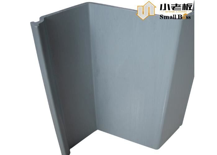 สีเทา Vinyl PVC Sheet Pile การออกแบบแบบ Z ตามความต้องการ