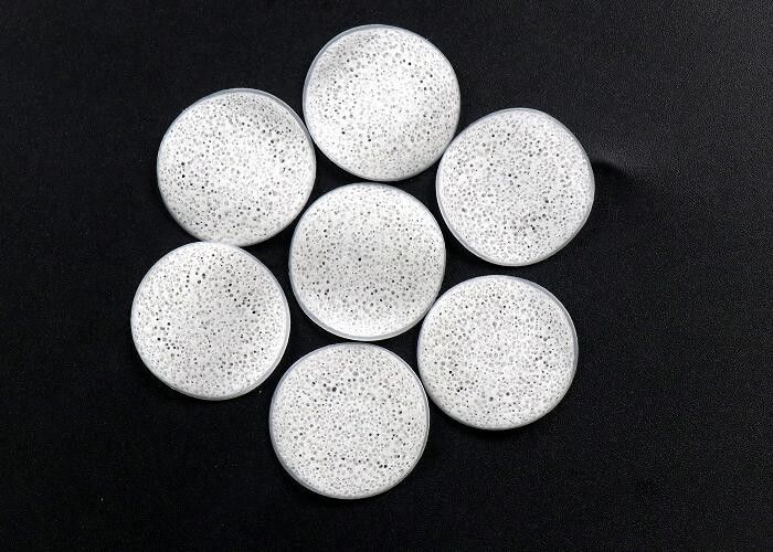 บิโอชิป สื่อกรองบิโอท่อชีวภาพ สีขาว กลม ชิ้นเรียบ